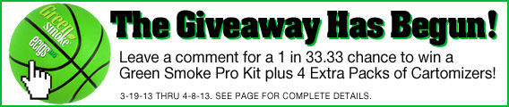Click to win a Green Smoke Pro Kit!